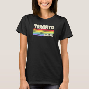 T-shirt Toronto Ontario Canada Rainbow Gay pride Merch Ret