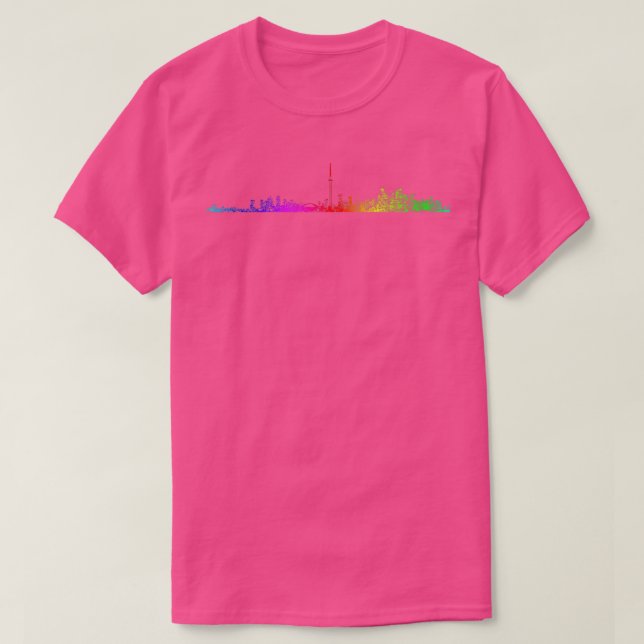 T-shirt Toronto Rainbow (Design devant)