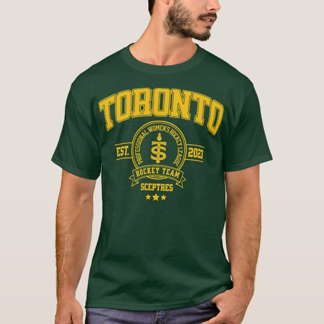 T-shirt Toronto Sceptres PWHL Hockey Team Design Womens Sp (Devant)
