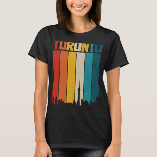 T-shirt Toronto Skyline Pride Vintage Retro Ontario Canada