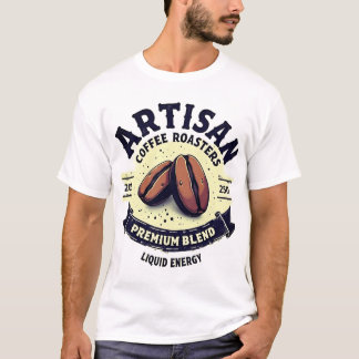 T-shirt Torréfacteurs de café artisanaux - Mélange Premium