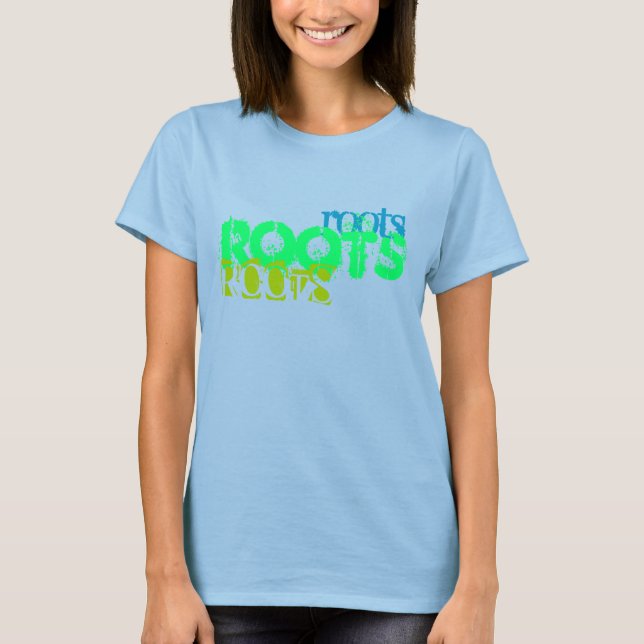 T-shirt torréfaction, torréfaction, racines, Racines, RoOt (Devant)
