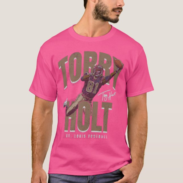 T-shirt Torry Holt St. Louis Nom du joueur Classic (Devant)