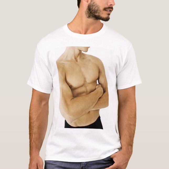 T-shirt torse masculin (Devant)