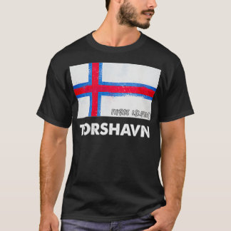 T-shirt Torshavn Faroe Islands Flag   Torshavn 