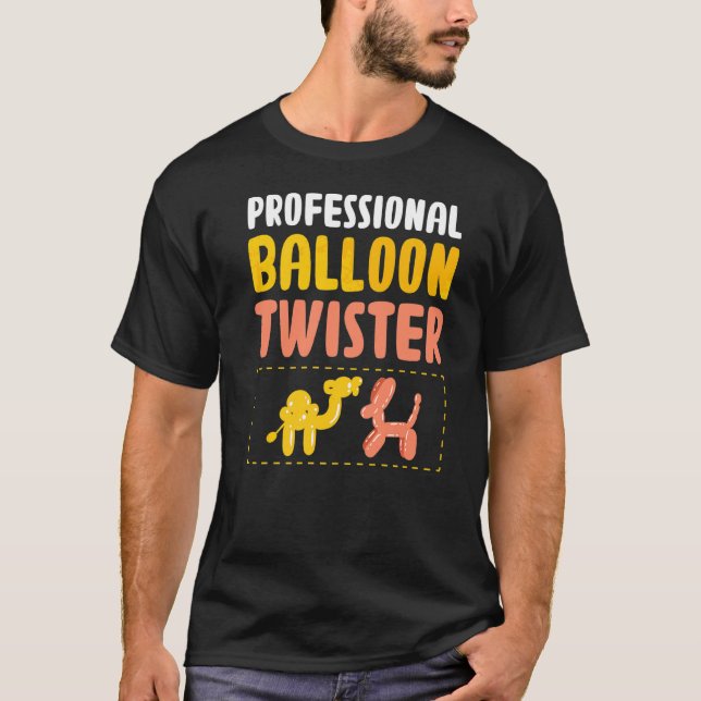 T-shirt Torsion de ballons professionnelle  Modélisation d (Devant)