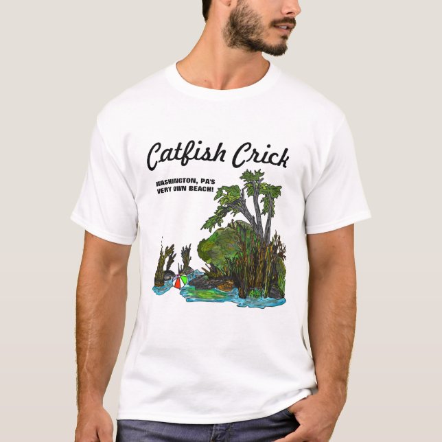 T-shirt Torticolis de poisson-chat (Devant)