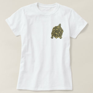 T-shirt Tortoise en étoile noire et jaune