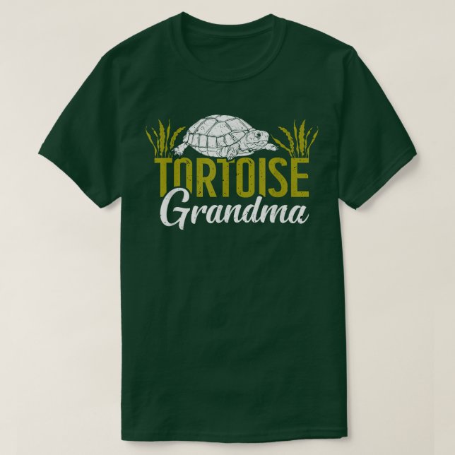T-shirt Tortoise Grand-mère Reptiles Tortoise (Design devant)