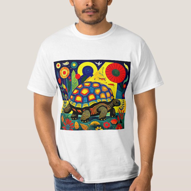 T-shirt Tortoise se promène (Devant)