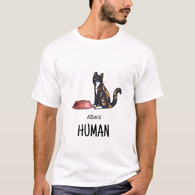 T-shirt Tortoiseshell Cat Shirt (Devant)