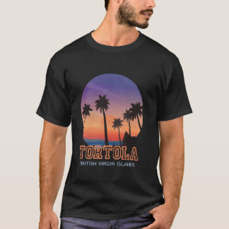 T-shirt Tortola British Virgin Islands Sunset Beach