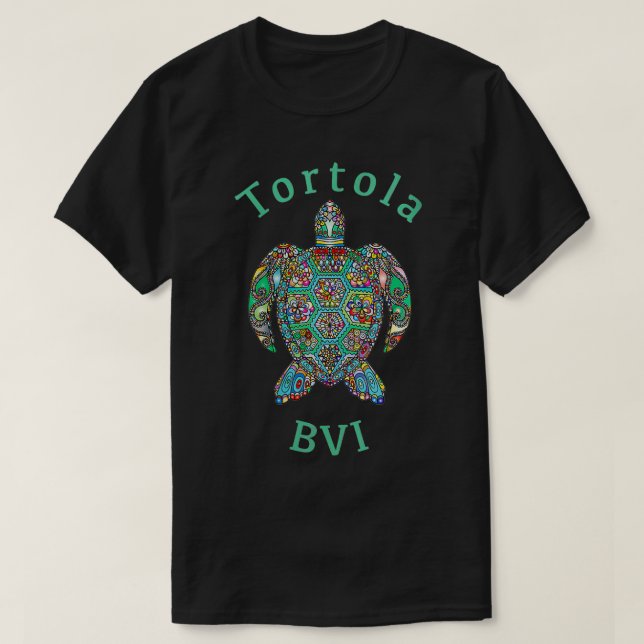 T-shirt Tortola des femmes Îles Vierges britanniques Triba (Design devant)
