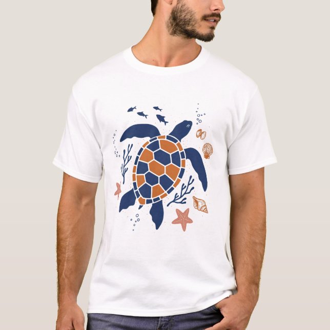 T-shirt tortue (Devant)