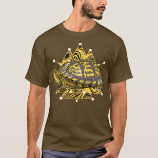 T-shirt Tortue à boîte orientale Long