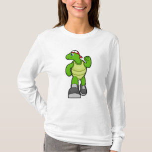 T-shirt Tortue à courir avec Casquette