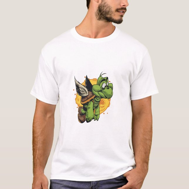 T-shirt Tortue à dessin (Devant)