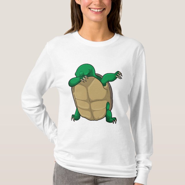 T-shirt Tortue à Hip hop Dance Dab (Devant)
