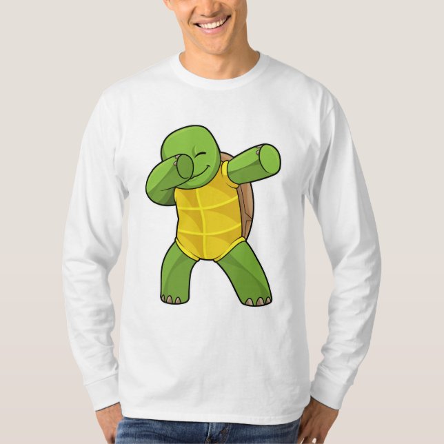T-shirt Tortue à Hip hop Dance Dab (Devant)