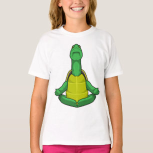 T-shirt Tortue à la méditation de Yoga