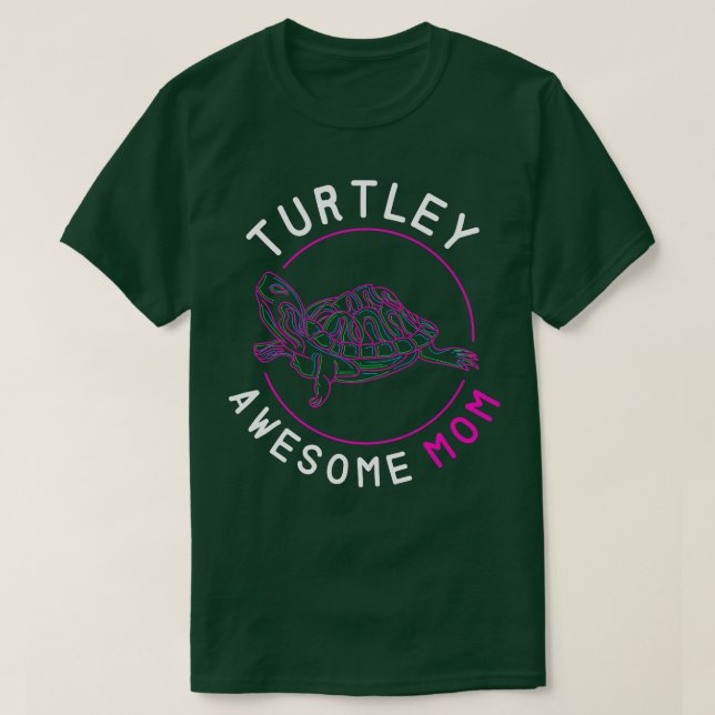 T-shirt Tortue à pistons Tortues amusantes (Design devant)