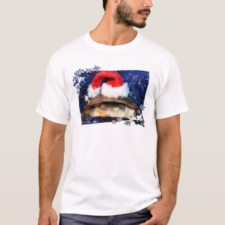 T-shirt Tortue africaine de sideneck utilisant le