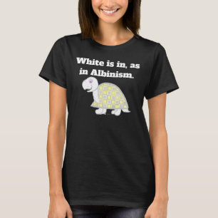 T-shirt Tortue albinique blanche Albino Tortue