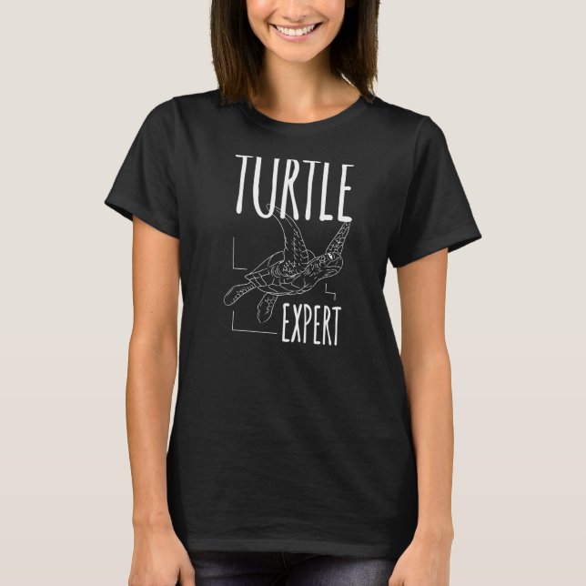 T-shirt Tortue animale de la tortue (Devant)