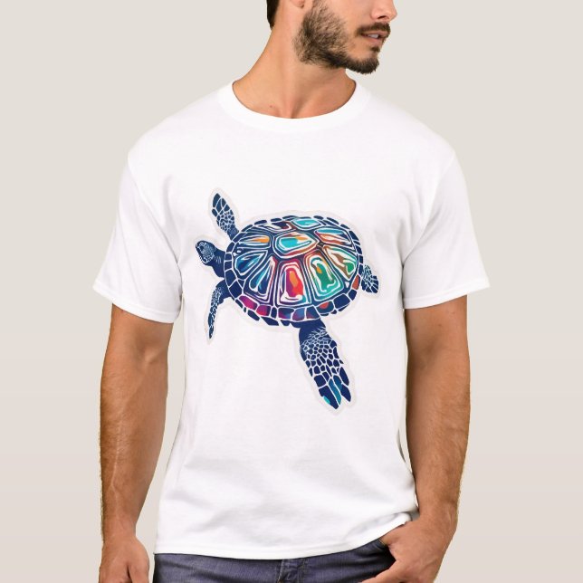 T-shirt Tortue aquatique (Devant)