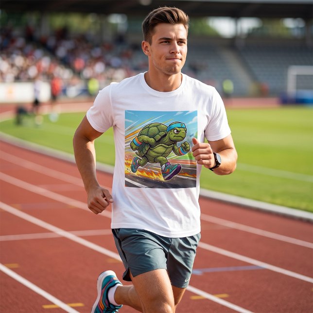 T-shirt Tortue Athlétique Sprinteur Rapide (Créateur téléchargé)