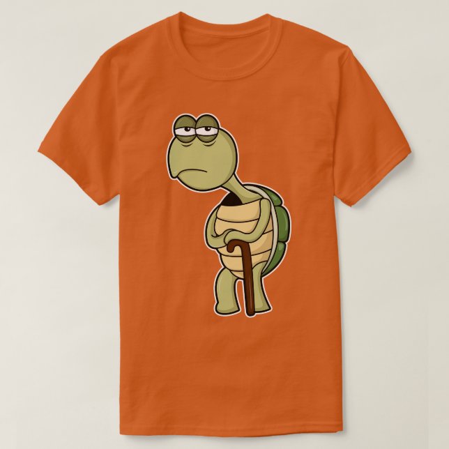 T-shirt Tortue avec baguette Shell (Design devant)