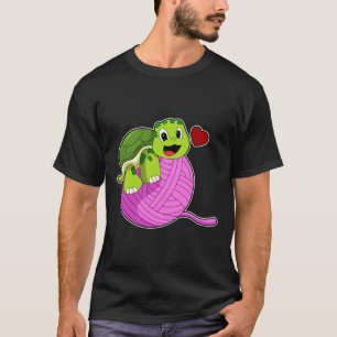 T-shirt Tortue avec balle de laine