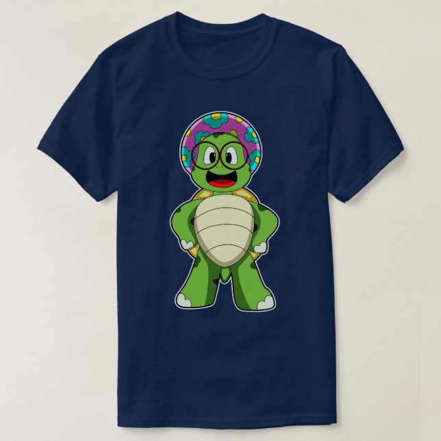 T-shirt Tortue avec Casquette (Design devant)
