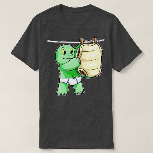 T-shirt Tortue avec coquille 2 (Design devant)