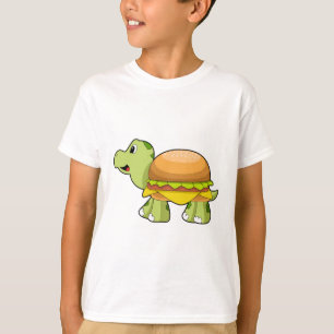 T-shirt Tortue avec coquille comme Burger.PNG