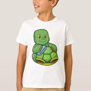 T-shirt Tortue avec coquille et chiffon de nettoyage