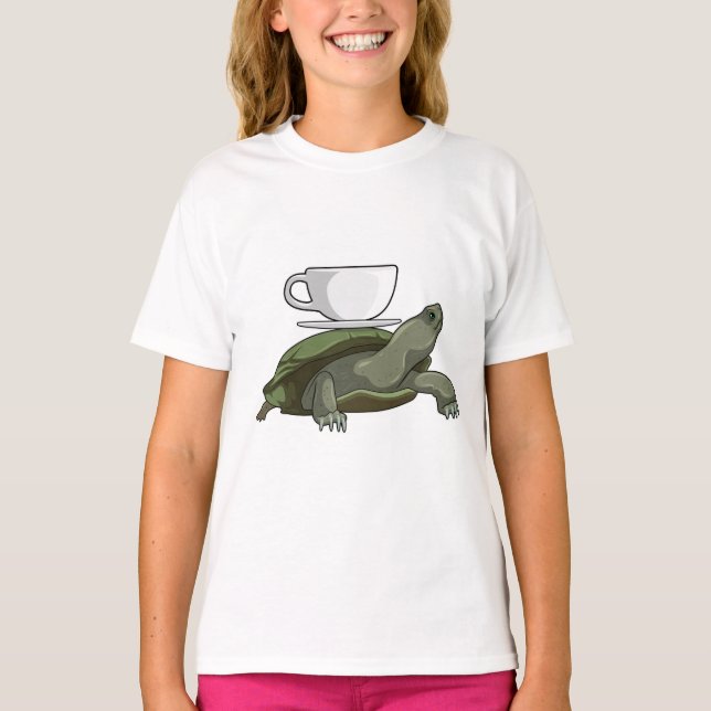 T-shirt Tortue avec thé (Devant)