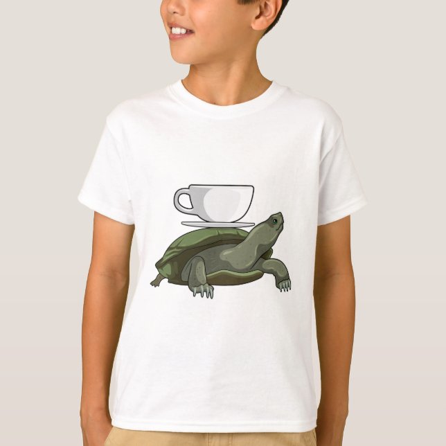 T-shirt Tortue avec thé (Devant)