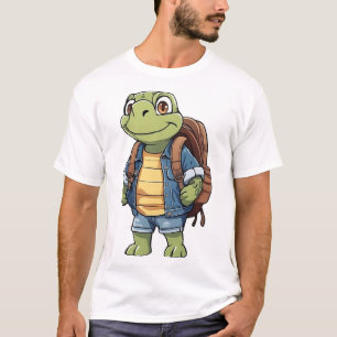 T-shirt Tortue avec un sac à dos