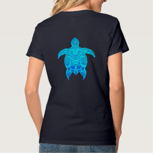 T-shirt Tortue bleue