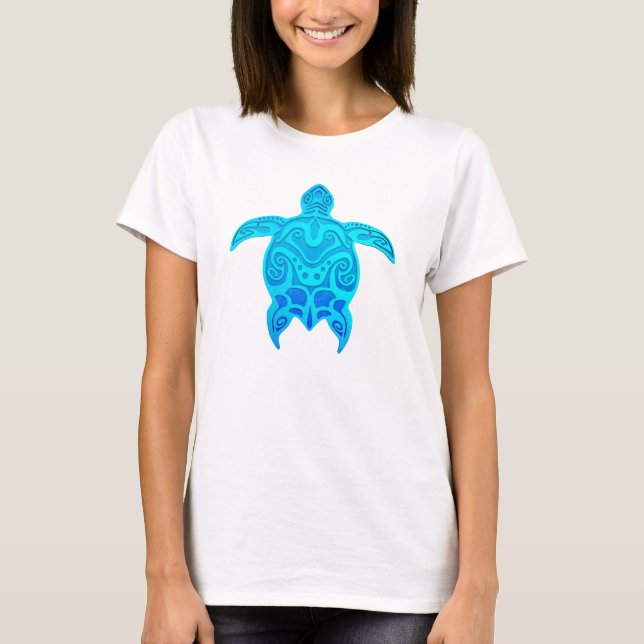 T-shirt Tortue bleue (Devant)