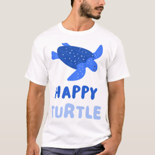 T-shirt Tortue Bleue Environnement Terre Sauvegarder Notre