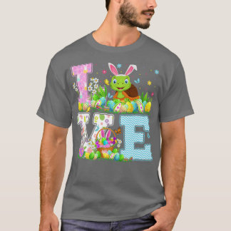 T-shirt Tortue Chasse aux oeufs de Pâques Drôle Aimer Tort
