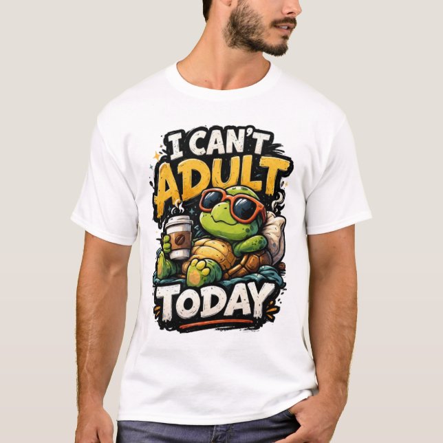 T-shirt tortue cool (Devant)