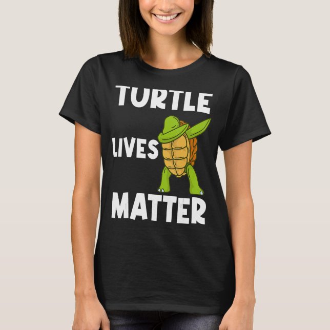 T-shirt Tortue cool Pour Hommes Femmes Dabbing Tortue Mer  (Devant)