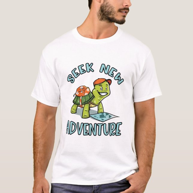 T-shirt Tortue d'aventure (Devant)