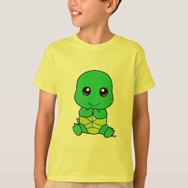T-shirt Tortue de bébé (Devant)