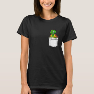 T-shirt Tortue de compagnie Graphique d'animal mignon de c