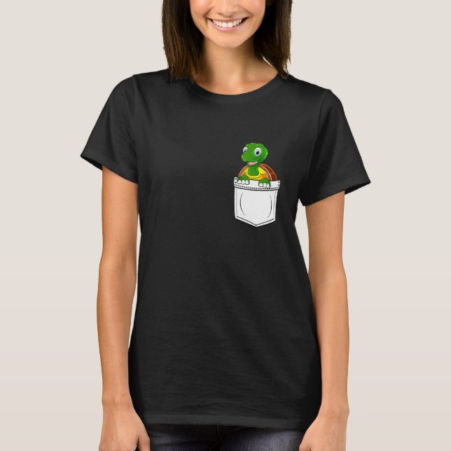 T-shirt Tortue de compagnie Graphique d'animal mignon de c (Devant)