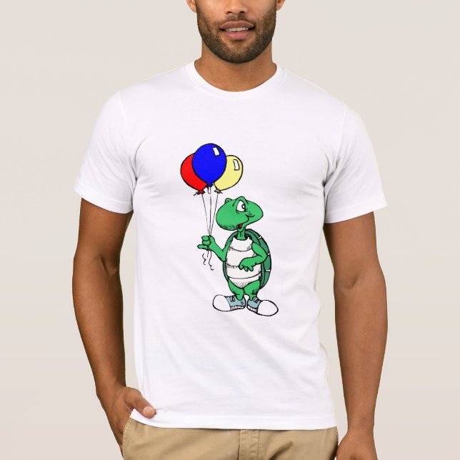 T-shirt Tortue de fête ! (Devant)